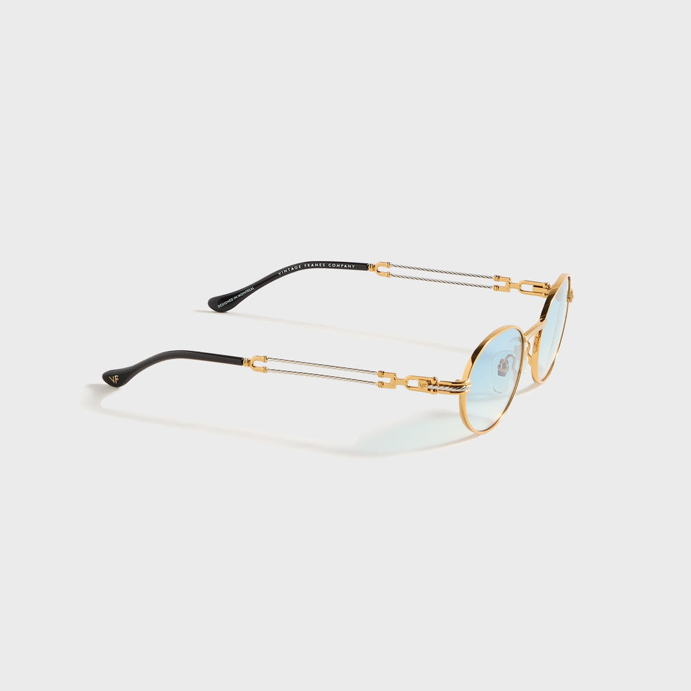 Vintage Frames Pac Double Rope Edition 18KT Two-Tone - Gold / Pastel B | Kith Gold / Pastel Blue