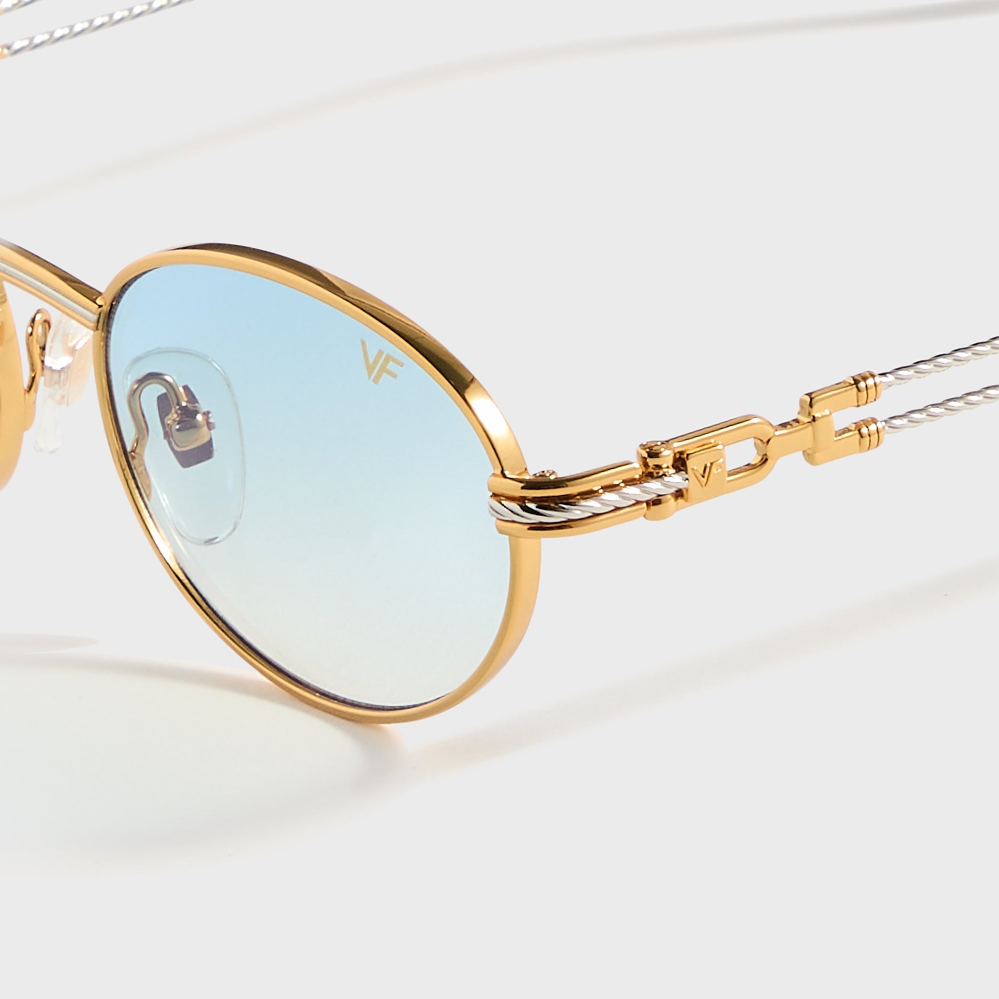 Vintage Frames Pac Double Rope Edition 18KT Two-Tone - Gold / Pastel B | Kith Gold / Pastel Blue