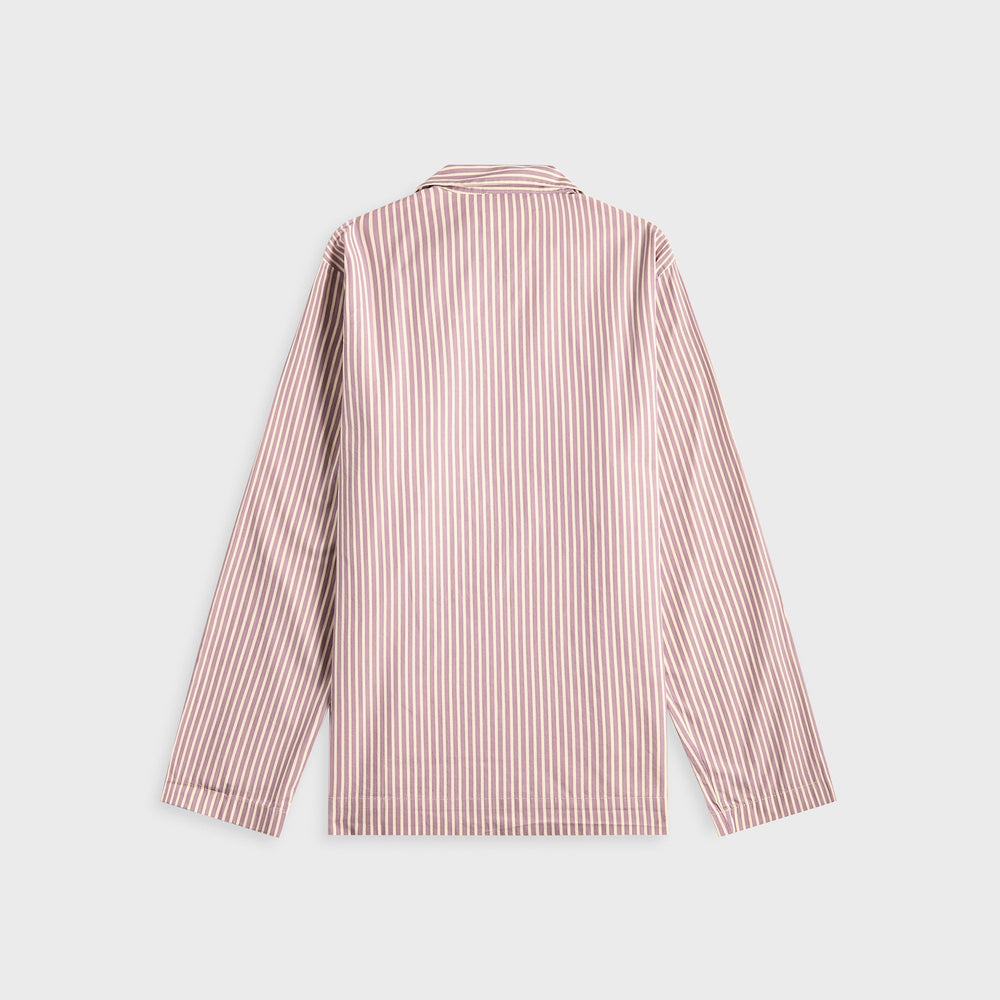Tekla Poplin Long Sleeve Pyjama Shirt - Skipper Stripes | Kith Skipper Stripes