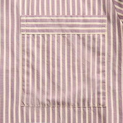 Tekla Poplin Long Sleeve Pyjama Shirt - Skipper Stripes | Kith Skipper Stripes