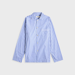 Tekla Cotton Poplin Pyjama Shirt - Penny Stripes | Kith Penny Stripes