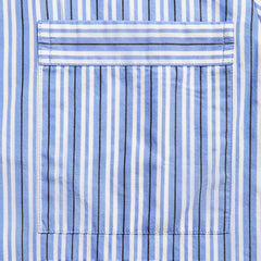 Tekla Cotton Poplin Pyjama Shirt - Penny Stripes | Kith Penny Stripes