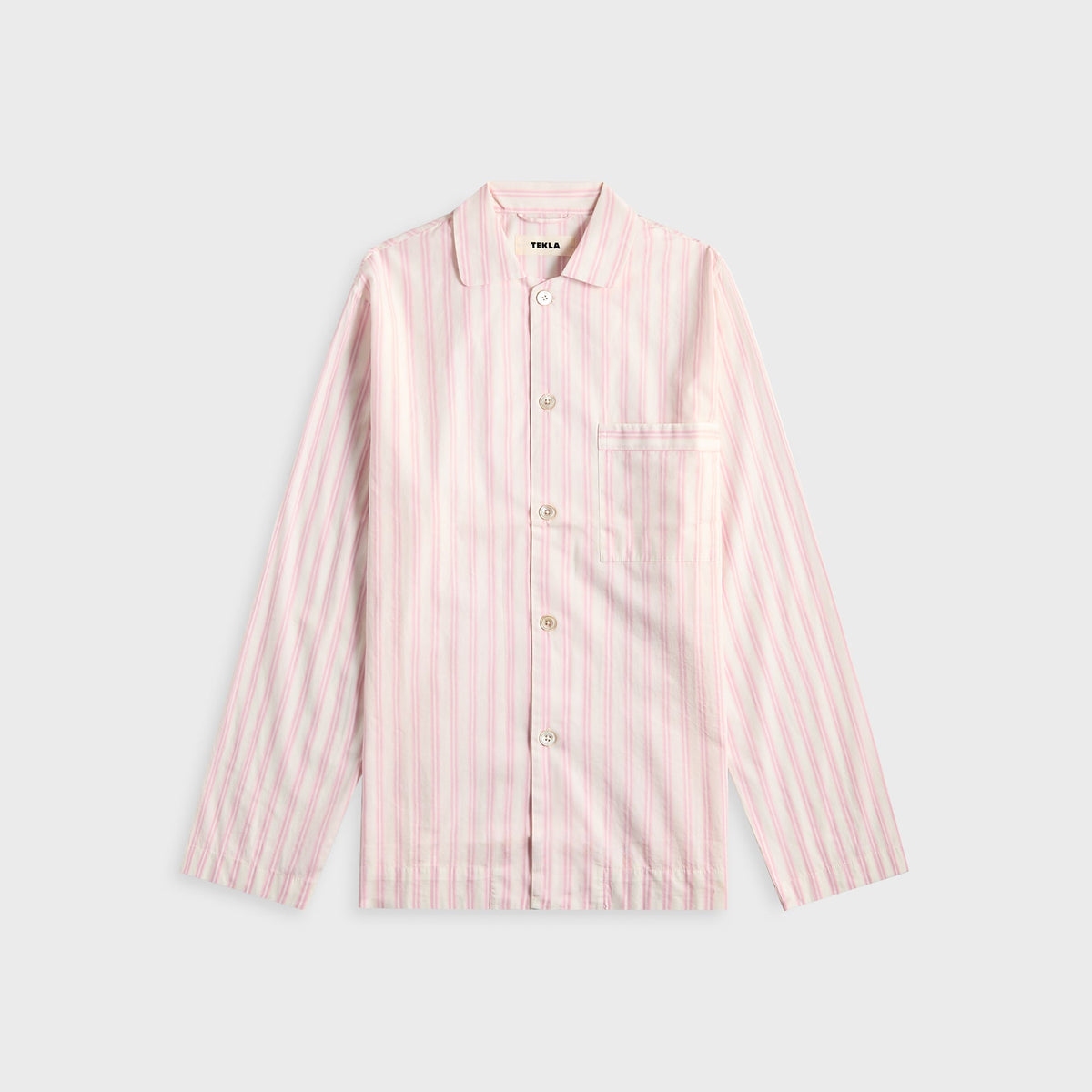 Tekla Cotton Poplin Pyjama Shirt - Hatty Stripes | Kith Hatty Stripes