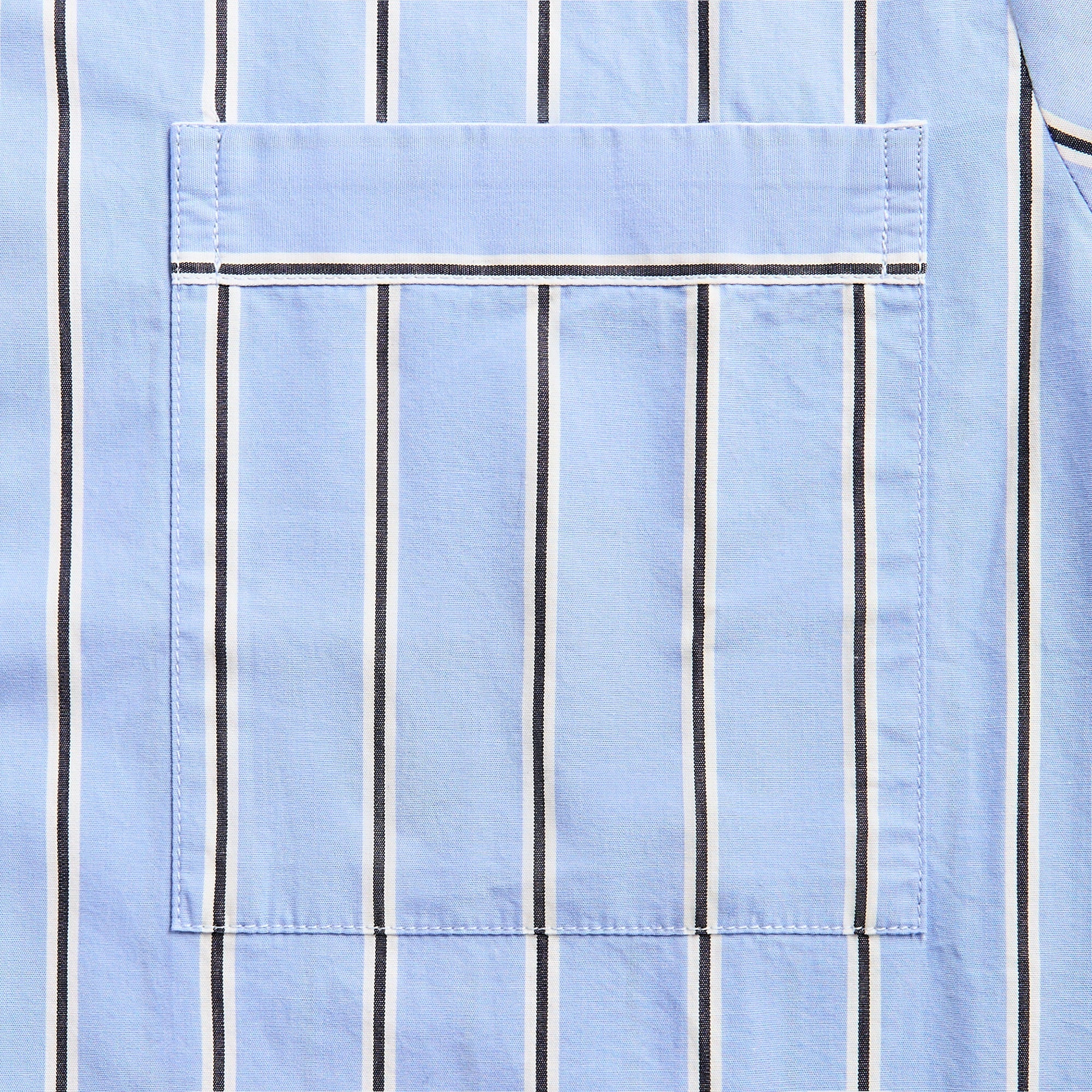 Tekla Cotton Poplin Pyjama Shirt - Bassett Stripes | Kith Bassett Stripes