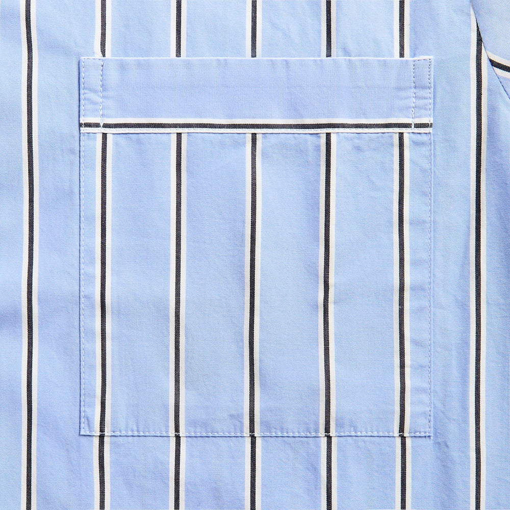 Tekla Cotton Poplin Pyjama Shirt - Bassett Stripes | Kith Bassett Stripes