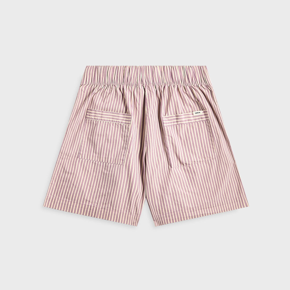 Tekla Poplin Pyjamas Shorts - Skipper Stripes | Kith Skipper Stripes