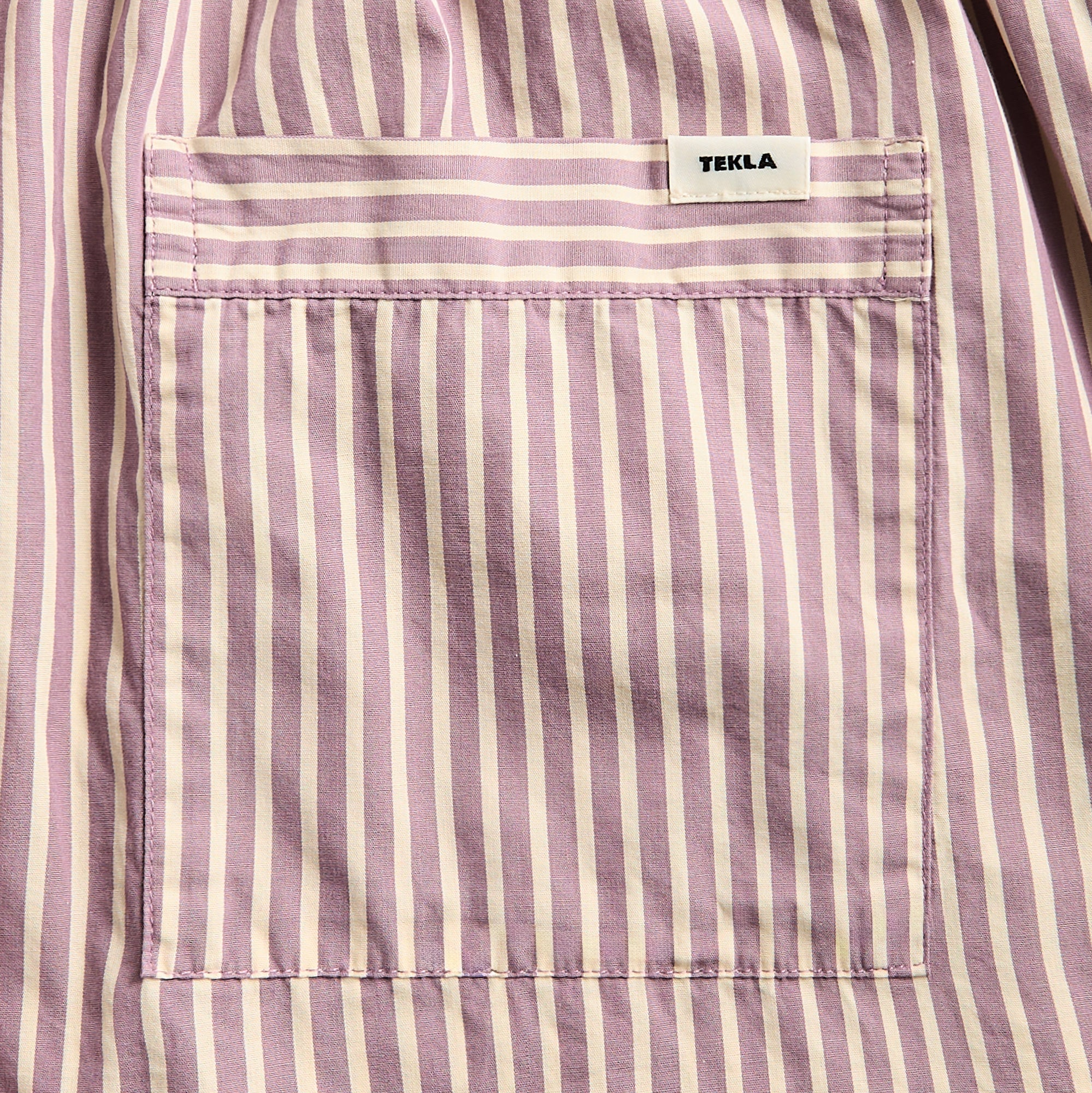 Tekla Poplin Pyjamas Shorts - Skipper Stripes | Kith Skipper Stripes