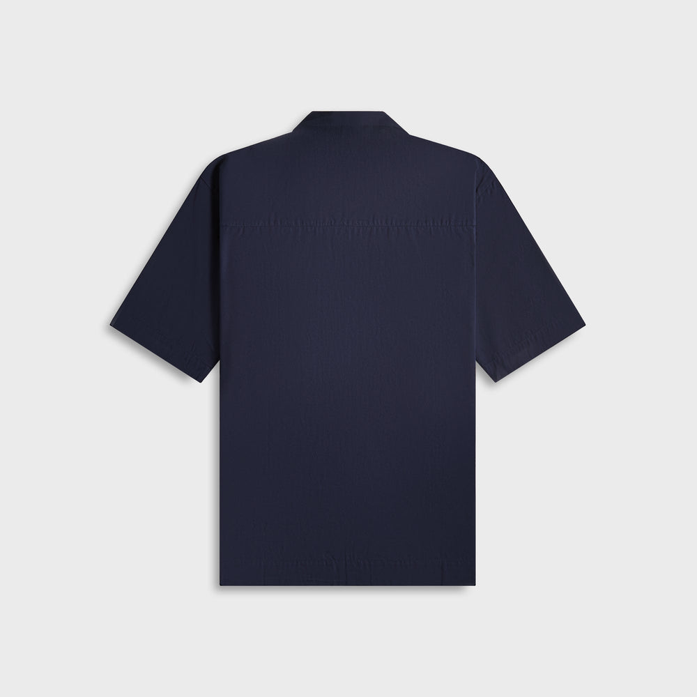 Tekla Poplin Pyjamas Short Sleeve Shirt - True Navy | Kith True Navy