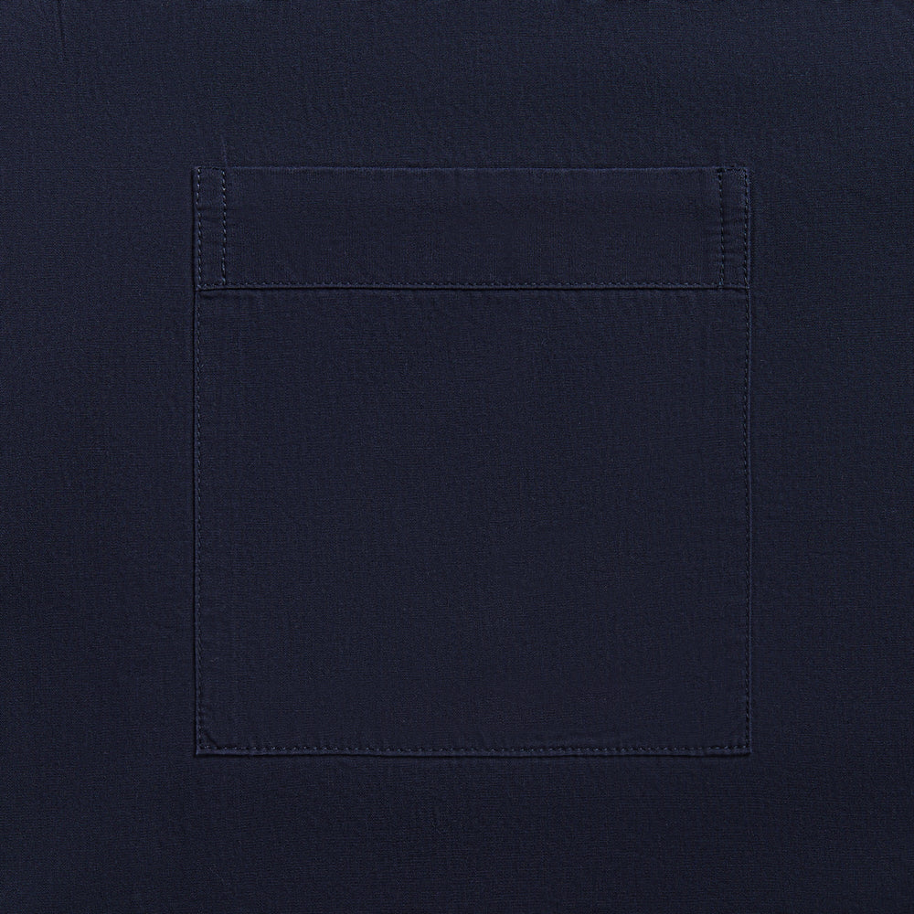 Tekla Poplin Pyjamas Short Sleeve Shirt - True Navy | Kith True Navy