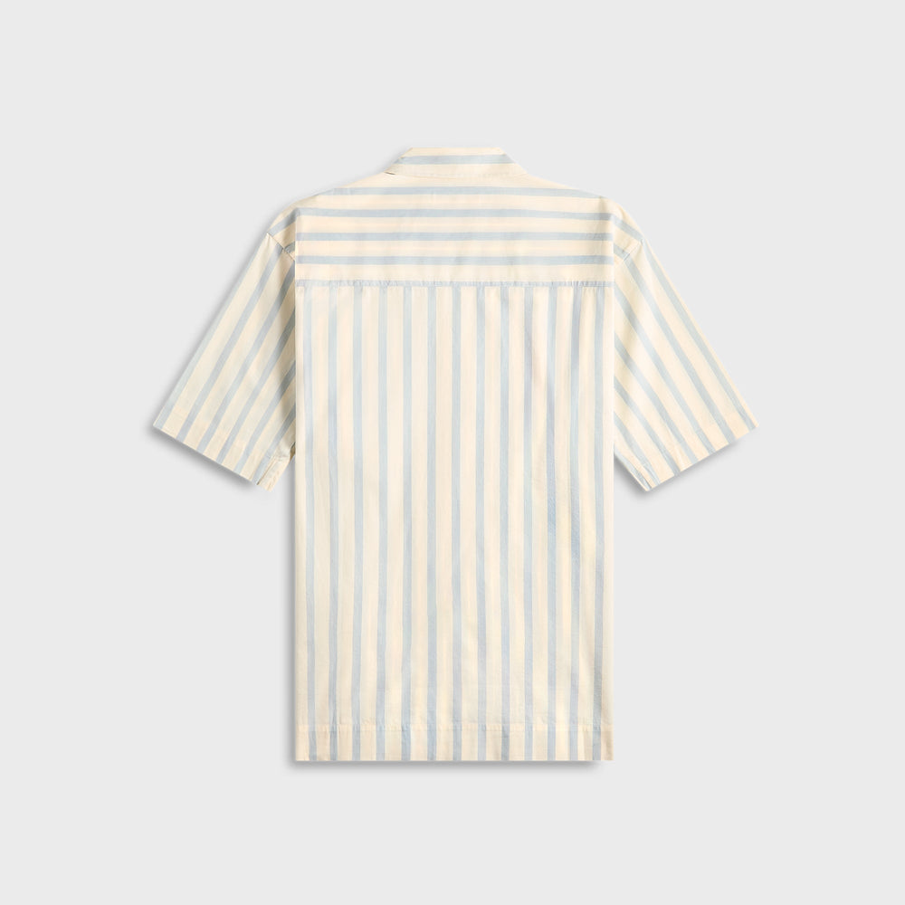 Tekla Poplin Pyjamas Short Sleeve Shirt - Needle Stipes | Kith Needle Stipes