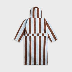 Tekla Hooded Bathrobe - Cocoa Stripes | Kith Cocoa Stripes
