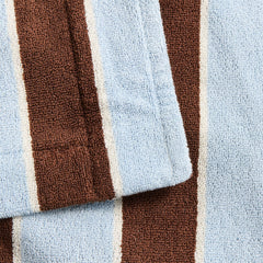 Tekla Hooded Bathrobe - Cocoa Stripes | Kith Cocoa Stripes