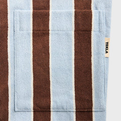 Tekla Hooded Bathrobe - Cocoa Stripes | Kith Cocoa Stripes