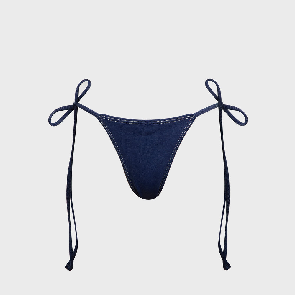 Frankies Bikinis x Bella Hadid Mackenzie Denim Bottom - Summer Denim | Kith Summer Denim