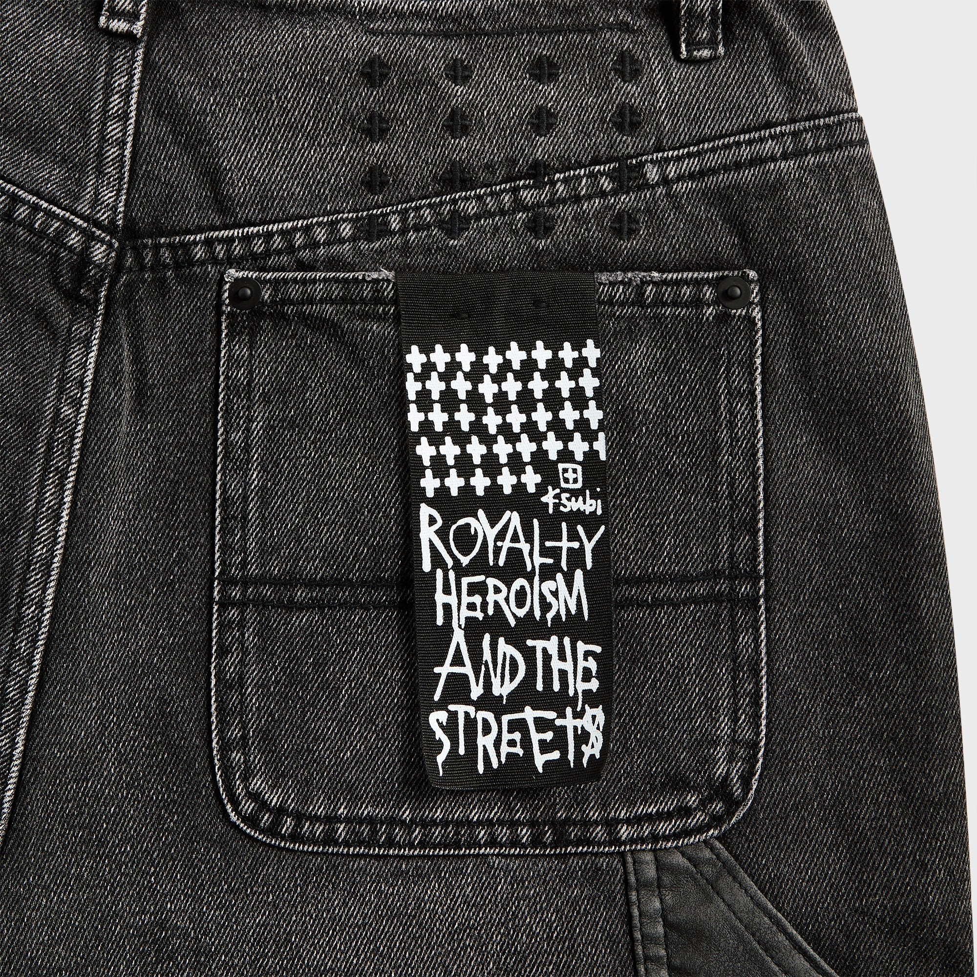 Ksubi Maxx Operator Short Torqued - Black | Kith Black
