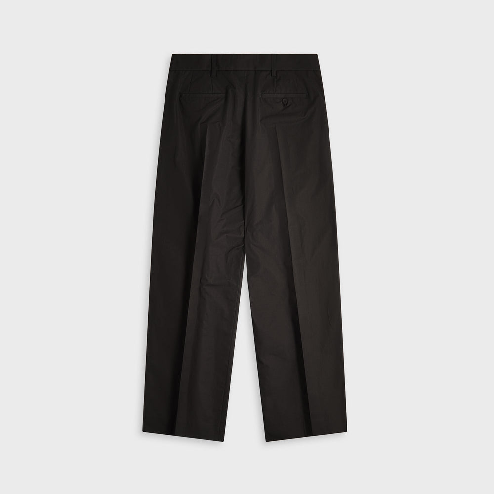 Marni Compact Cotton Poplin Classic Trouser - Black | Kith Black