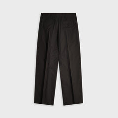 Marni Compact Cotton Poplin Classic Trouser - Black | Kith Black