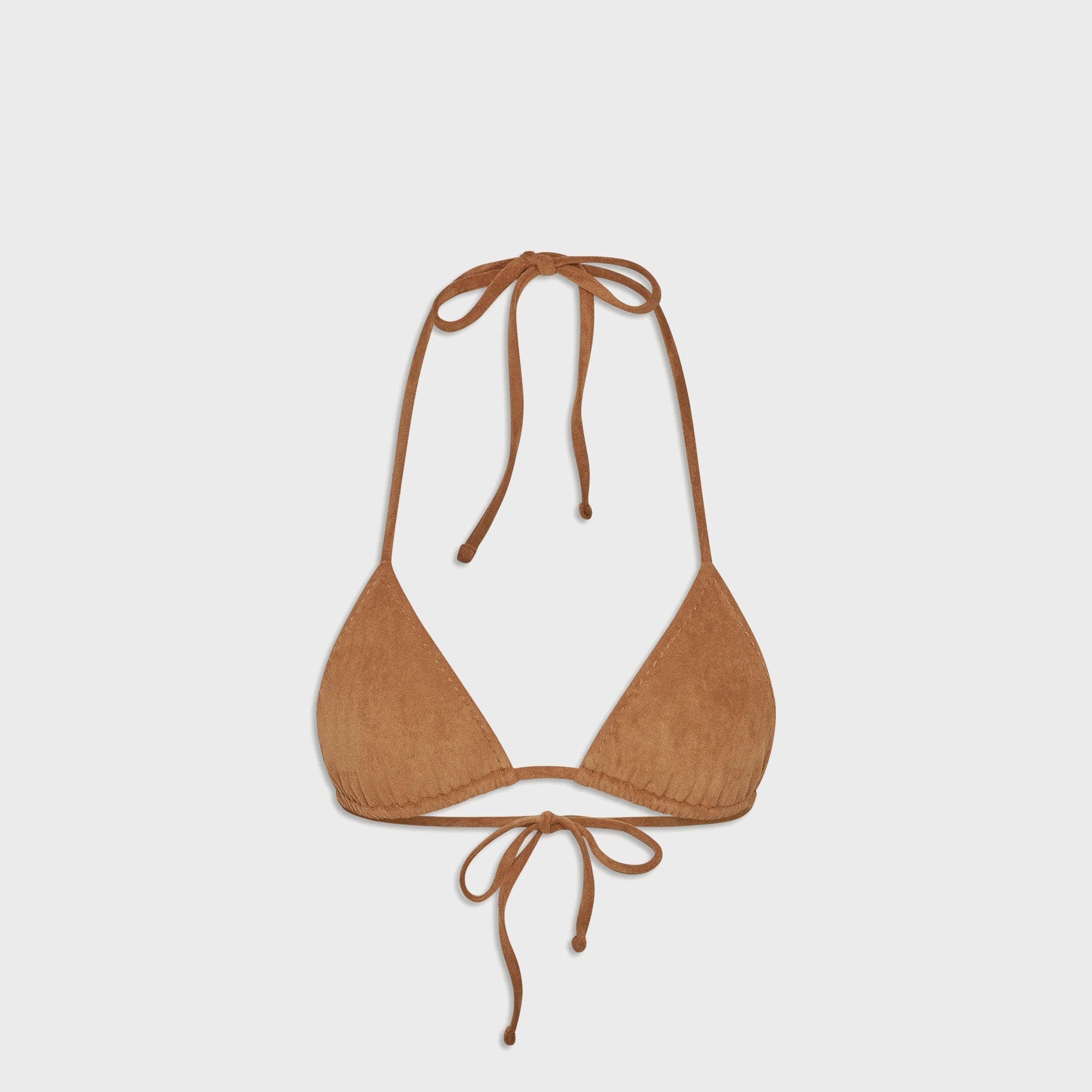 Frankies Bikinis x Bella Hadid Nick Suede Top - Sunkissed Suede | Kith Sunkissed Suede