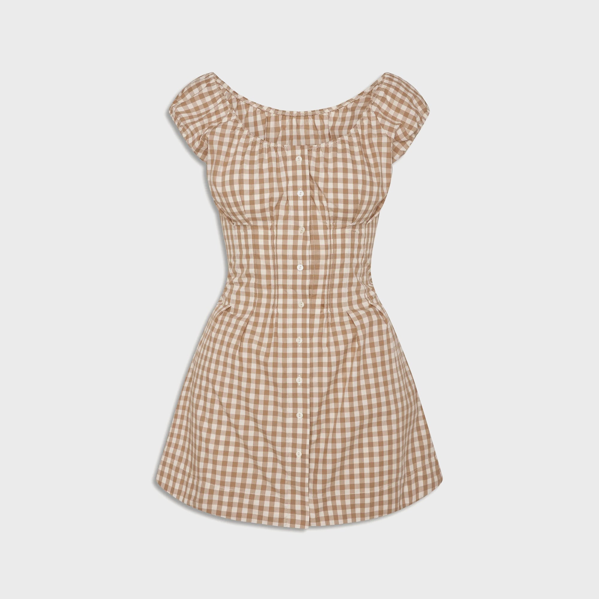 Frankies Bikinis x Bella Hadid Mustang Poplin Mini Dress - Rodeo Gingh | Kith Rodeo Gingham