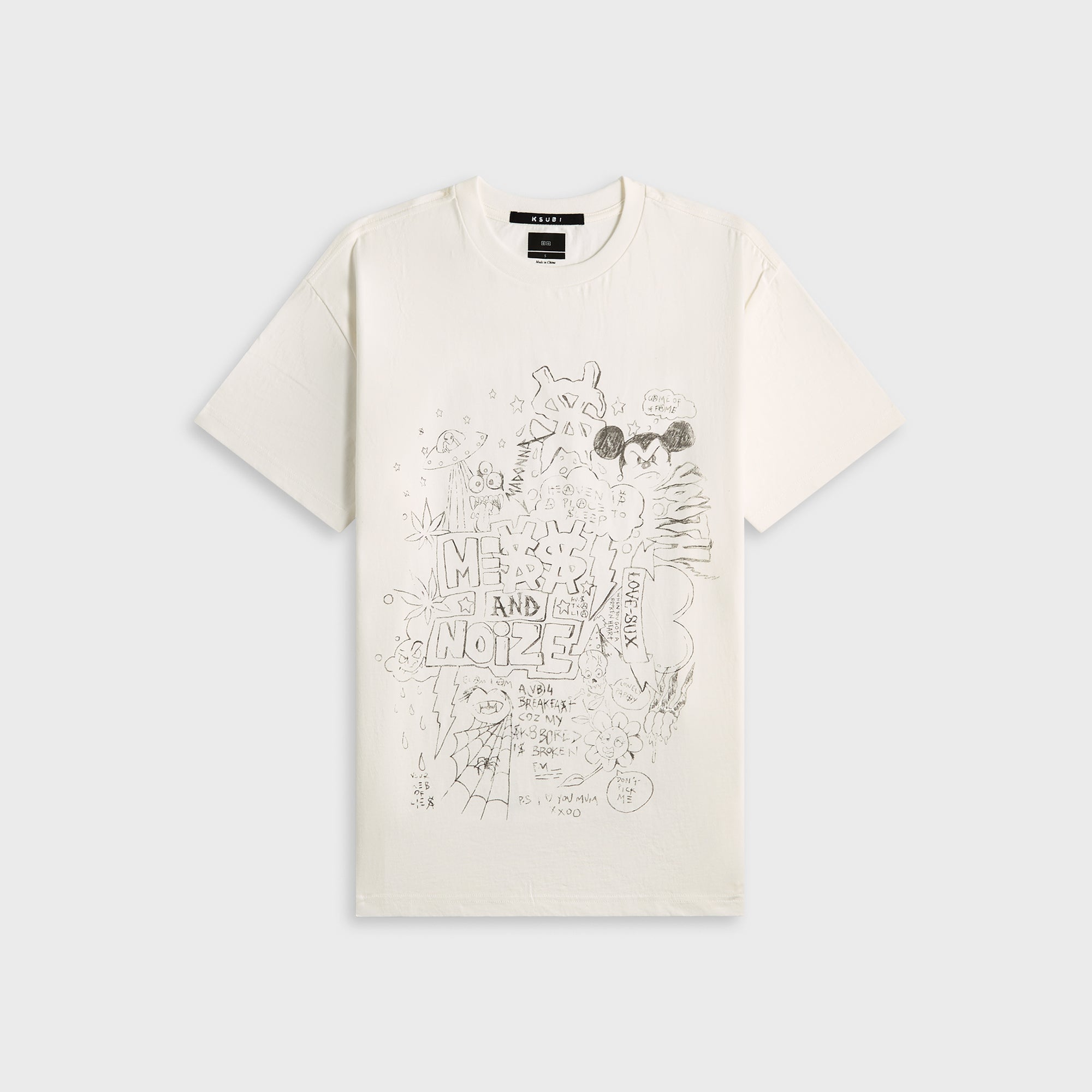 Ksubi Noize Biggie Short Sleeve Tee - Vintage White | Kith Vintage White