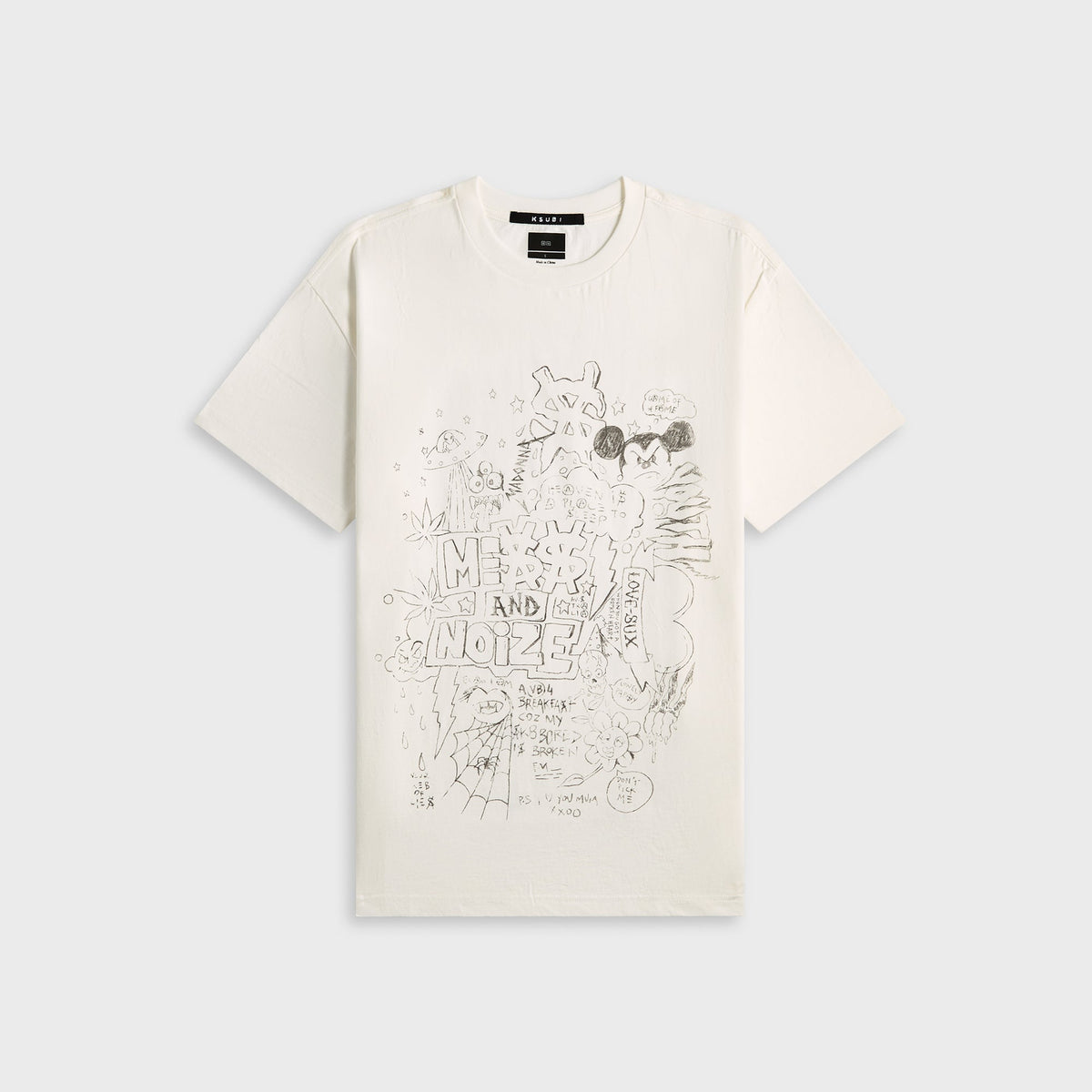 Ksubi Noize Biggie Short Sleeve Tee - Vintage White | Kith Vintage White