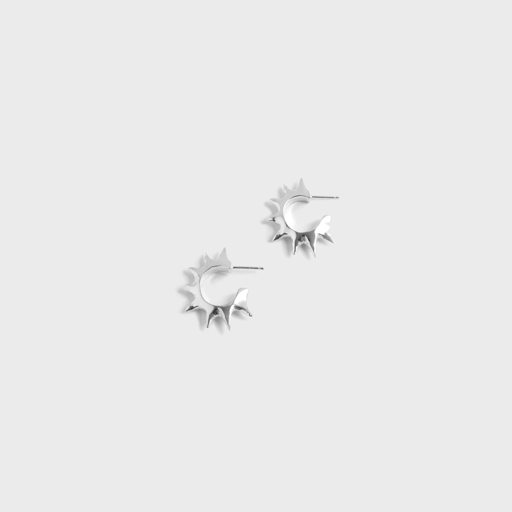 Faris Spina Hoops - Silver | Kith Silver