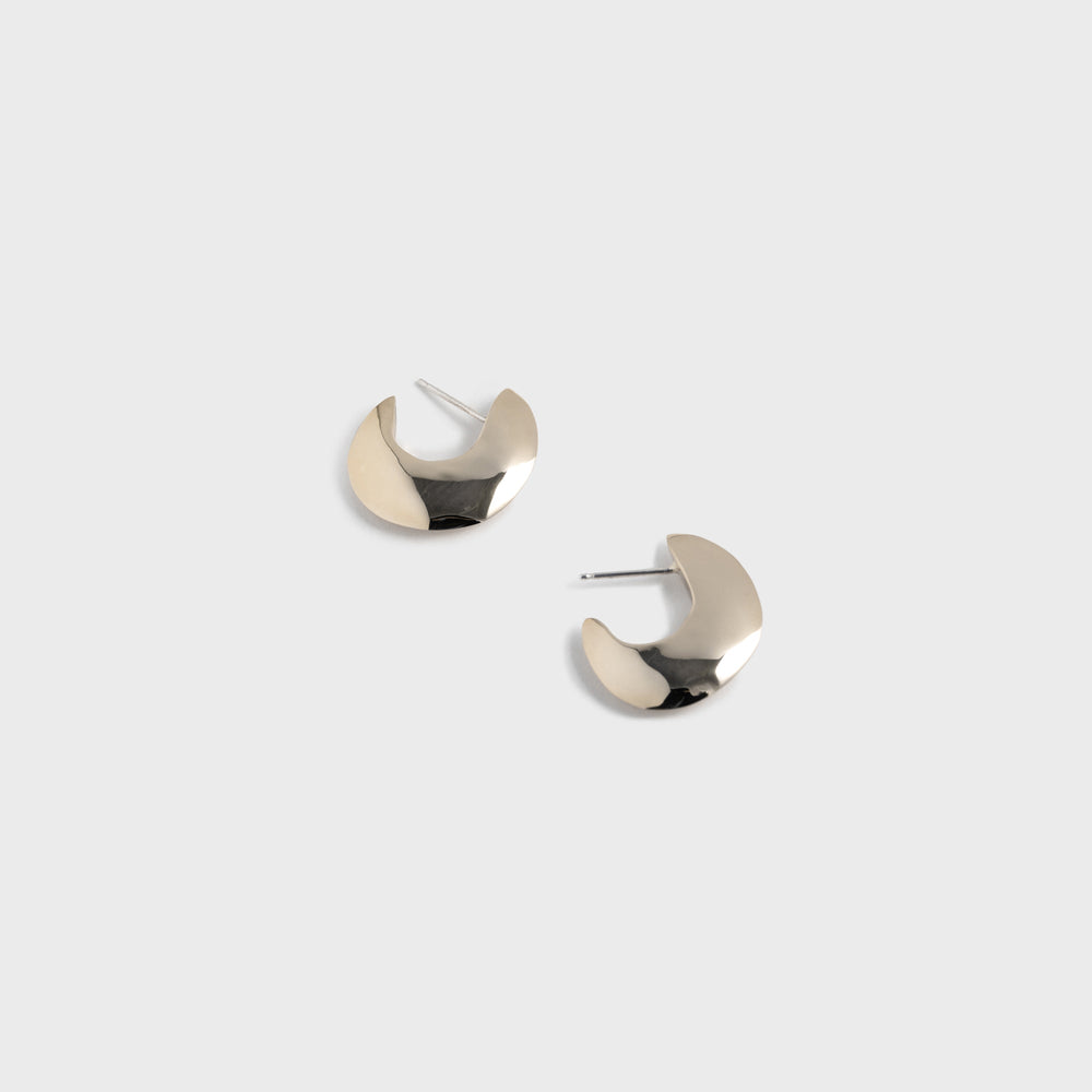 Faris Saucer Hoops - Gold | Kith Gold
