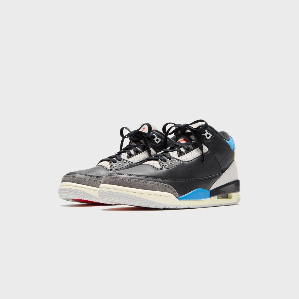 Jordan Air Jordan 3 Retro OG - Black / Chile Red / Neutral Grey / Mili | Kith Black / Chile Red / Neutral Grey / Military Blue / Coconut Milk