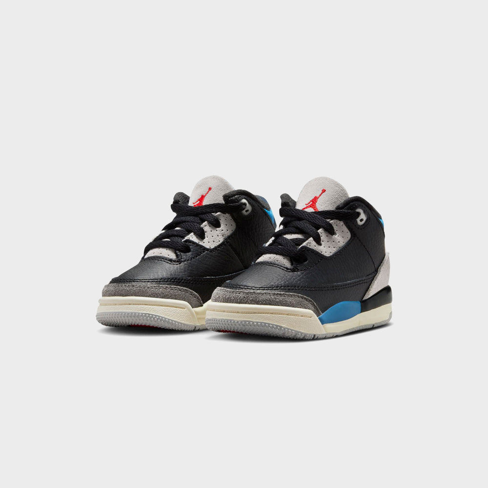 Jordan TD Air Jordan 3 Retro OG - Black / Chile Red / Neutral Grey | Kith Black / Chile Red / Neutral Grey