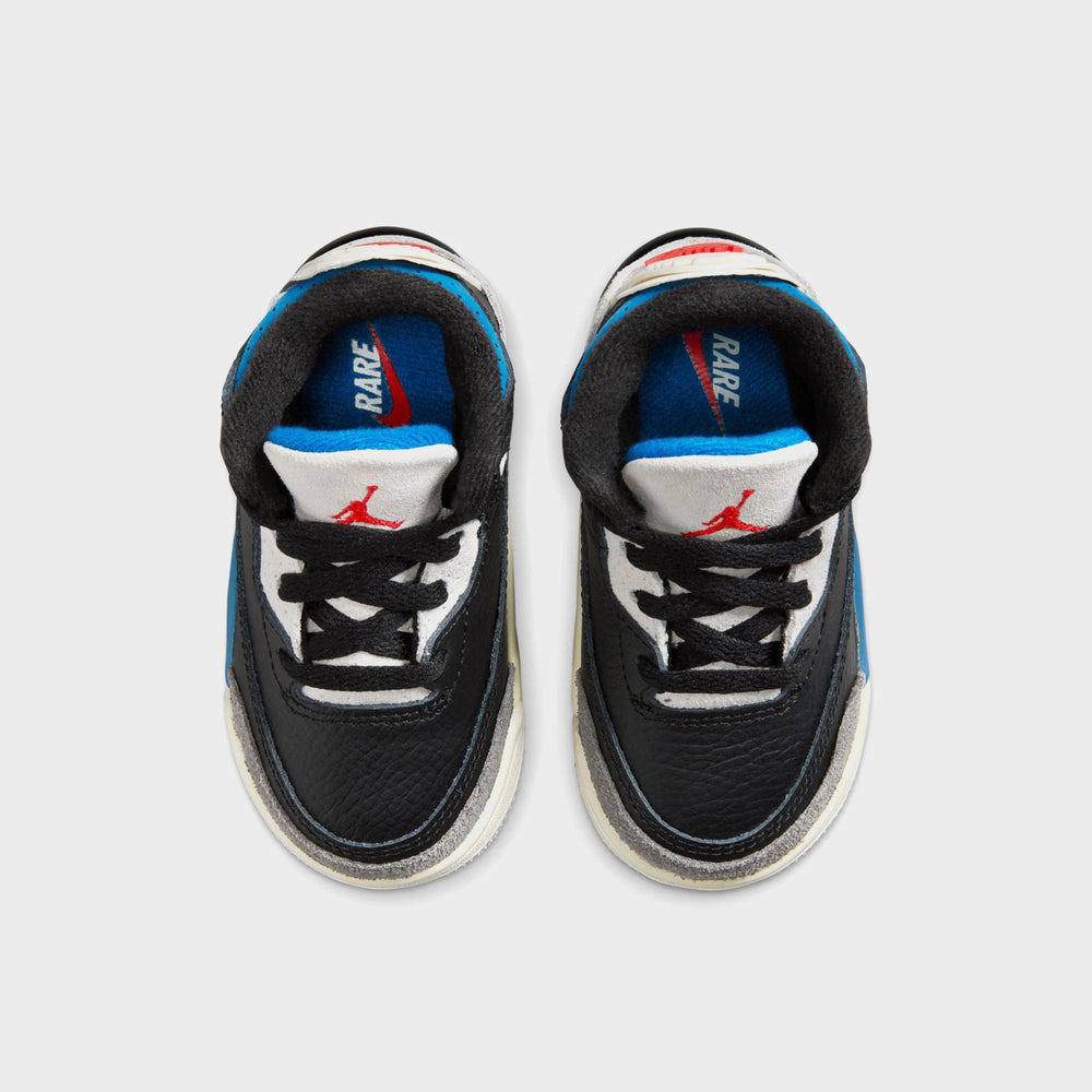 Jordan TD Air Jordan 3 Retro OG - Black / Chile Red / Neutral Grey | Kith Black / Chile Red / Neutral Grey