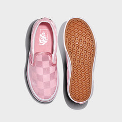 VANS PS Classic Slip-On Satin - Rose Pink / White | Kith Rose Pink / White