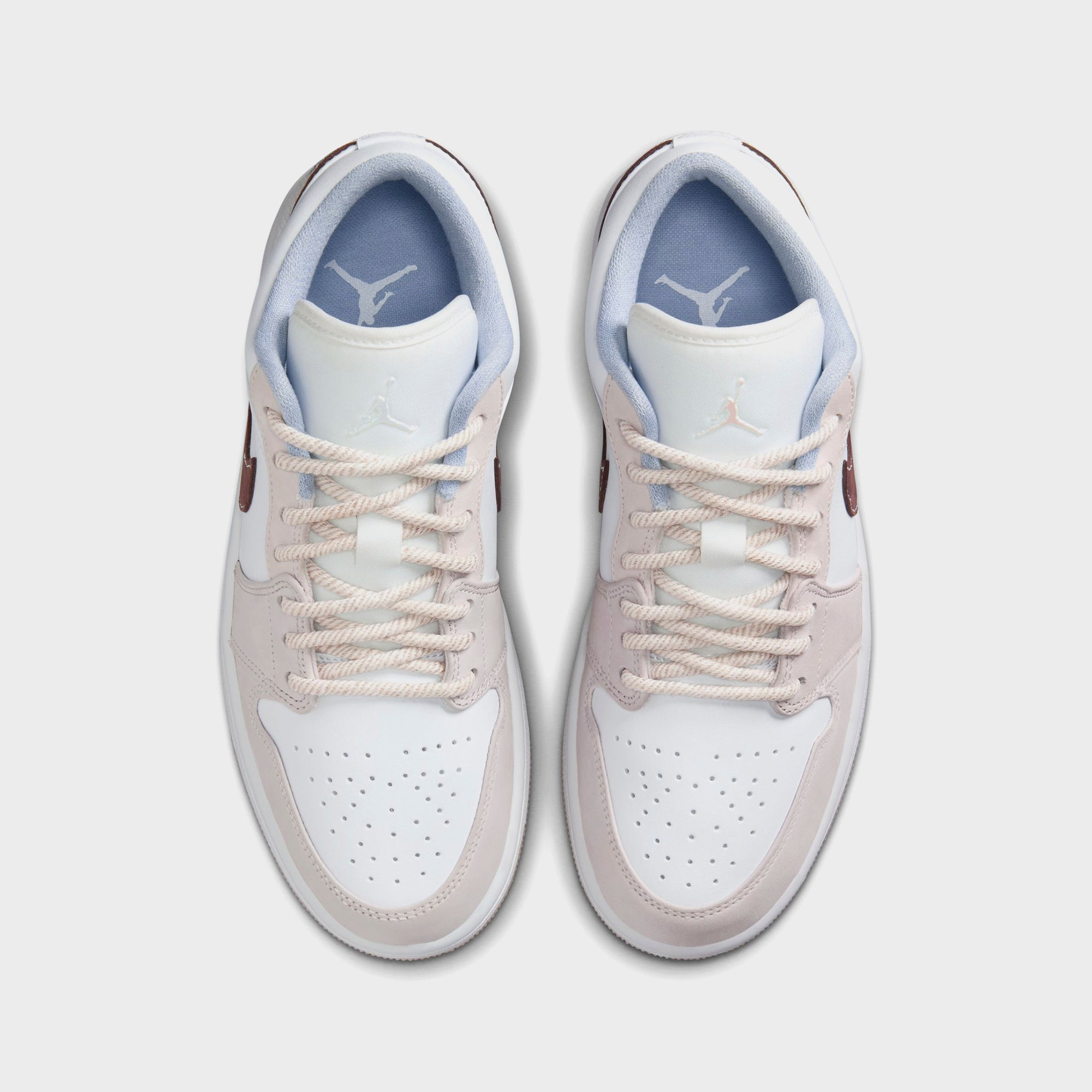 Nike WMNS Air Jordan 1 Low - White / Light Soft Pink / Ironstone | Kith White / Light Soft Pink / Ironstone