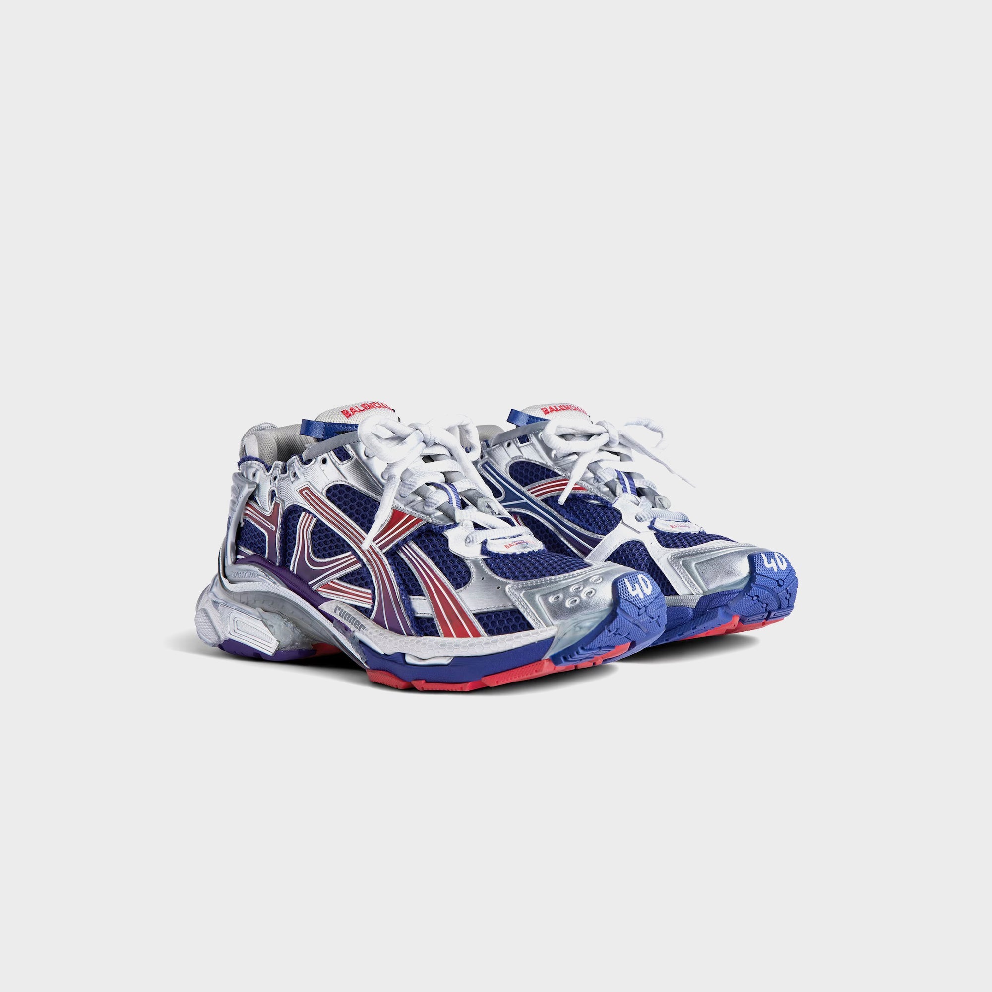 Balenciaga Runner Gradient - Navy / Red / Grey | Kith Navy / Red / Grey