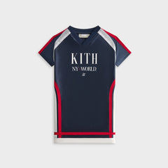 Kith Kids NY to the World Faille Fade Jersey Dress - Nocturnal | Kith Nocturnal