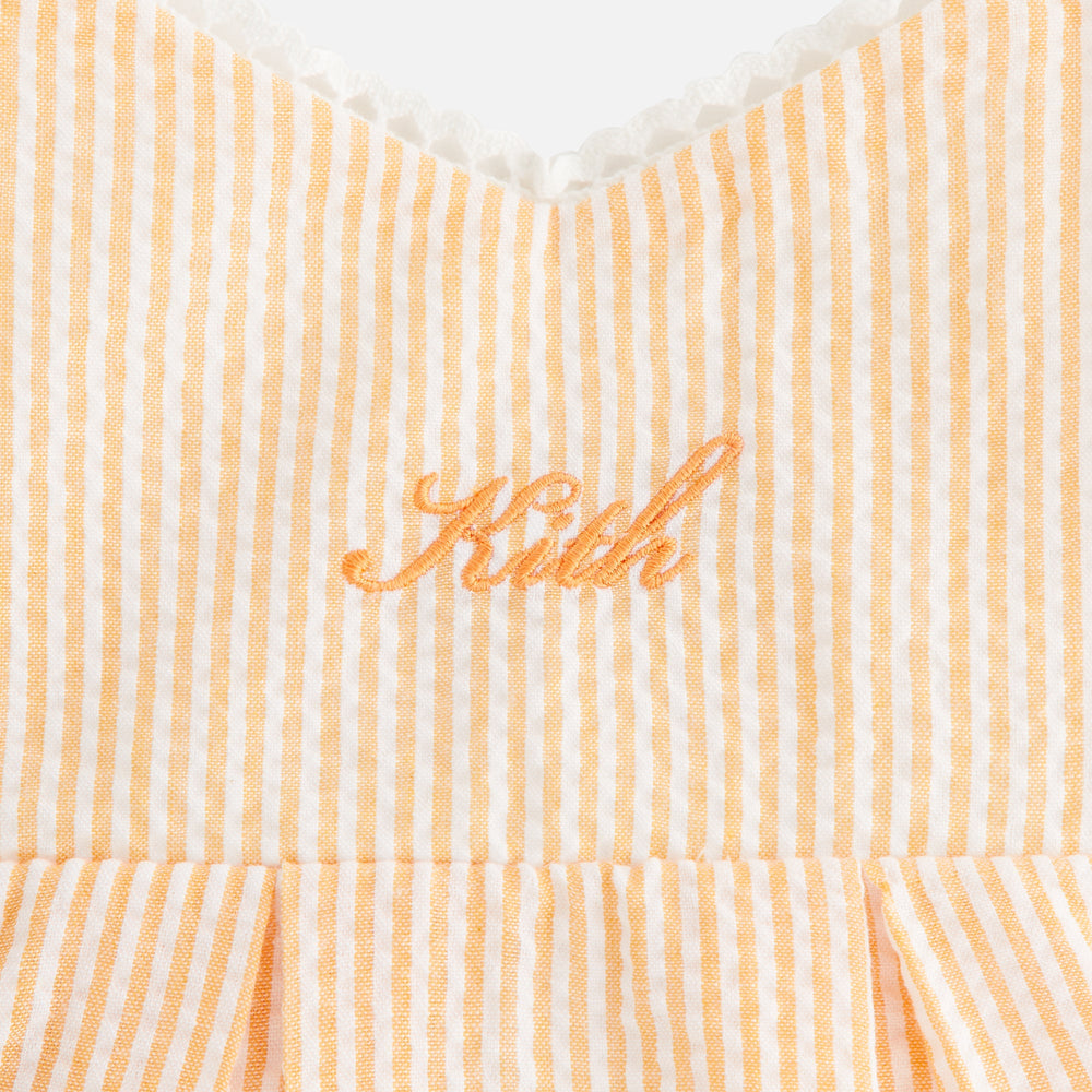 Kith Kids Seersucker Ainsley Dress - Calcite | Kith Calcite