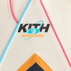 Kith Kids NY to the World Unisphere Faille Short - Sandrift | Kith Sandrift