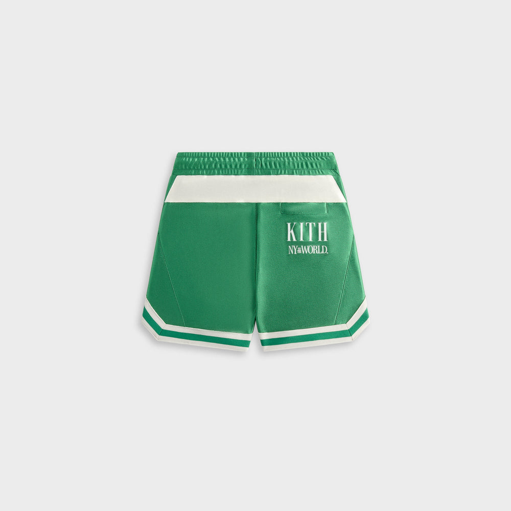 Kith Kids NY to the World Faille Curtis Short - Parrot | Kith Parrot