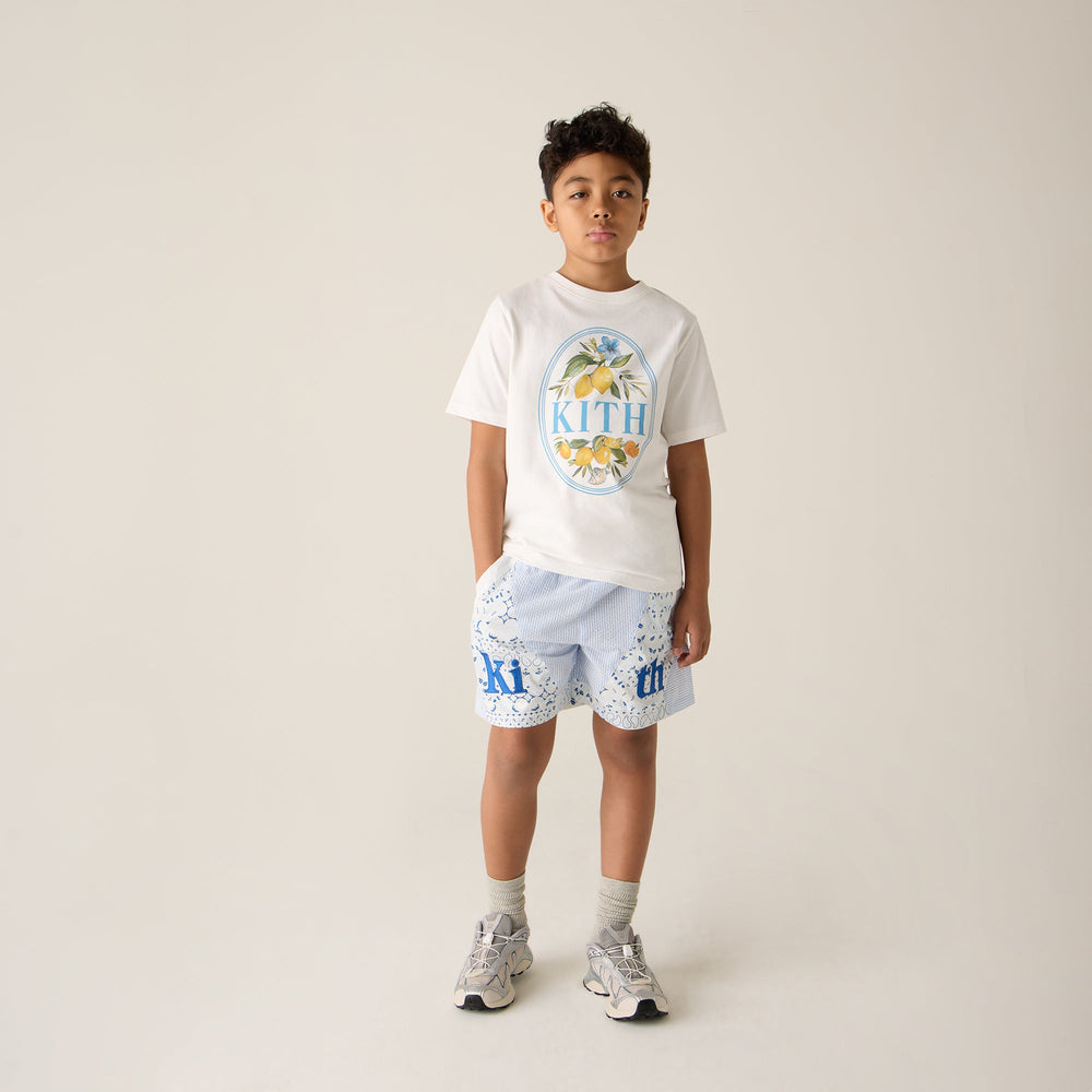 Kith Kids Patchwork Turbo Short - Larimar | Kith Larimar