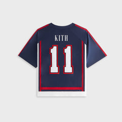 Kith Kids NY to the World Faille Leon Jersey - Nocturnal | Kith Nocturnal