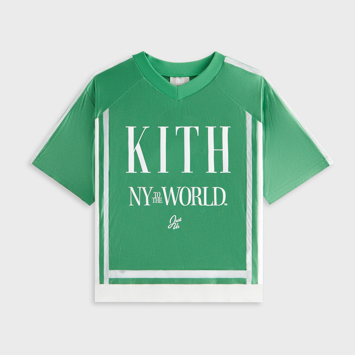 Kith Kids NY to the World Faille Leon Jersey - Parrot | Kith Parrot