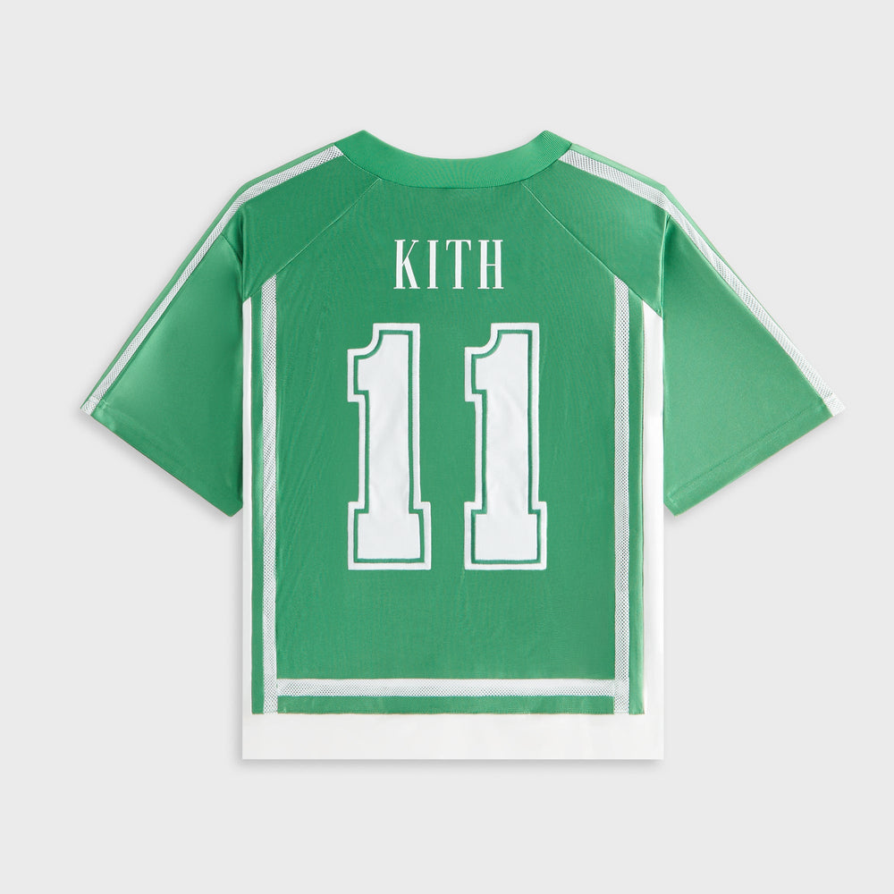 Kith Kids NY to the World Faille Leon Jersey - Parrot | Kith Parrot