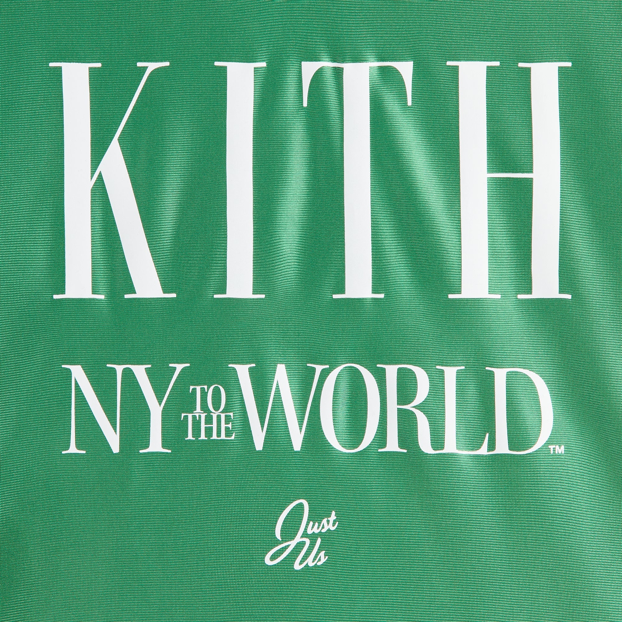 Kith Kids NY to the World Faille Leon Jersey - Parrot | Kith Parrot