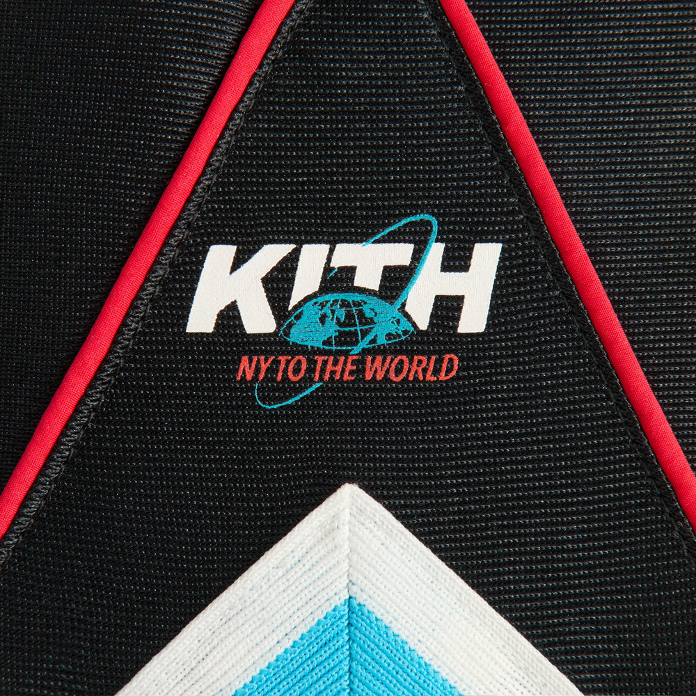 Kith Baby New York to the World Unisphere Faille Short - Black | Kith Black