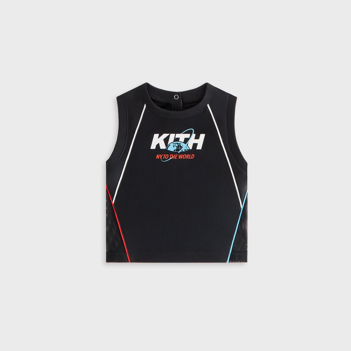 Kith Baby New York to the World Unisphere Faille Jersey - Black | Kith Black