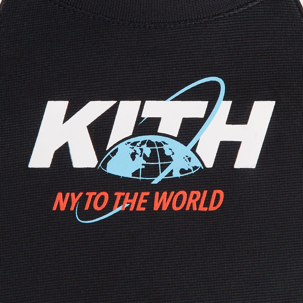 Kith Baby New York to the World Unisphere Faille Jersey - Black | Kith Black