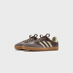 adidas Samba OG - Brown / Putty Grey / Gold Metallic | Kith Brown / Putty Grey / Gold Metallic