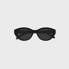Saint Laurent Oval Frames - Black | Kith Black