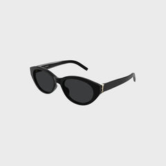 Saint Laurent Oval Frames - Black | Kith Black