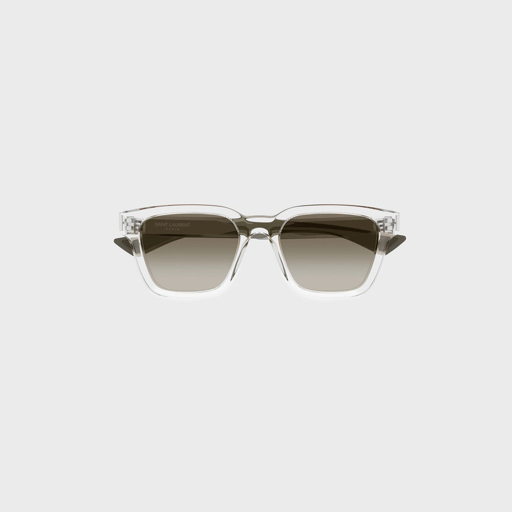 Saint Laurent Rectangle Frames - Crystal | Kith Crystal