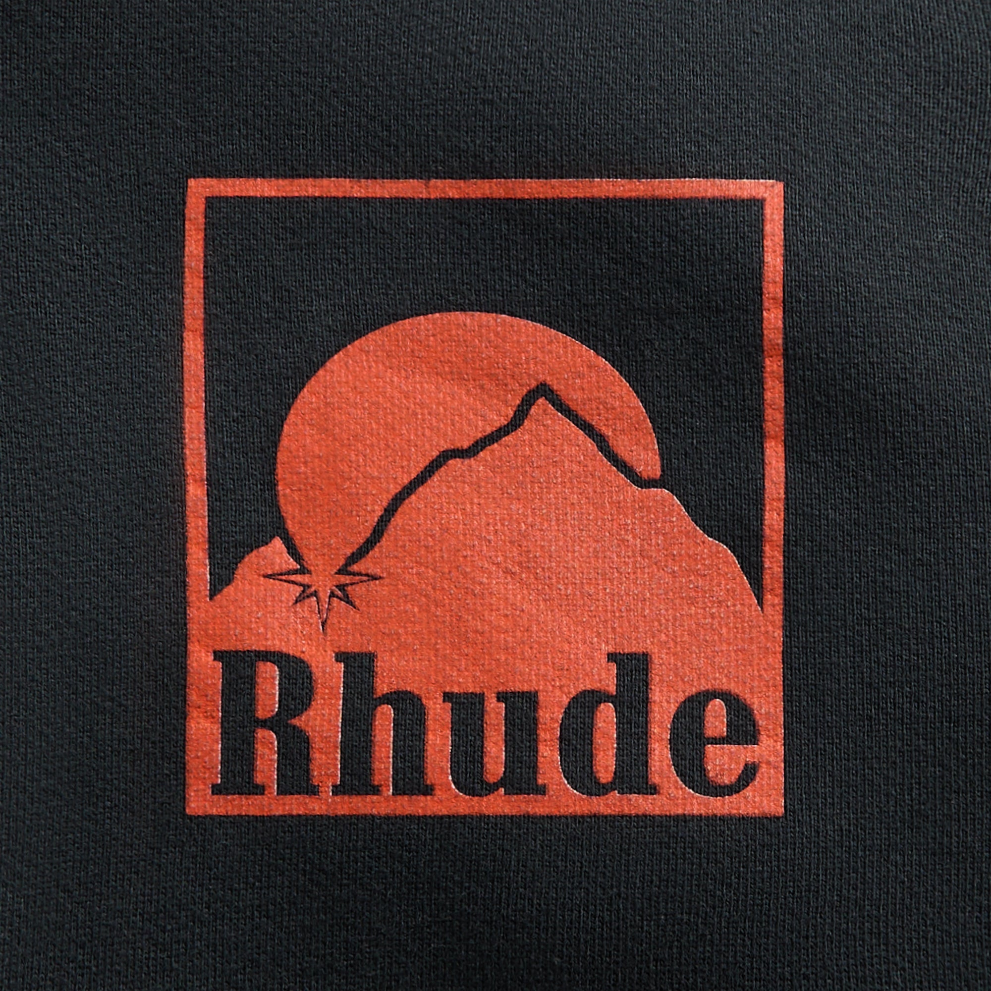 Rhude Moonlight Badge Full-Zip Hoodie - Vintage Black | Kith Vintage Black